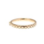 Gucci // 18k Rose Gold Diamantissima Diamond Ring // Ring Size: 5.25 // Store Display