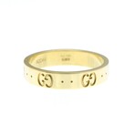 Gucci // 18k Yellow Gold Icon Ring // Ring Size: 7.5 // Store Display