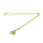 Chopard // 18k Yellow Gold Happy Pierrot Diamond Pendant Necklace // 16.33" // Store Display