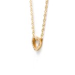 Tiffany & Co. // 18k Rose Gold Sentimental Heart Diamond Pendant Necklace // 15.94" // Store Display