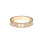 Gucci // 18k Rose Gold Icon Stardust Pink Sapphire Ring // Ring Size: 7.25 // Store Display