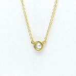 Tiffany & Co. // 18k Yellow Gold By The Yard Diamond Pendant Necklace // 15.94" // Store Display