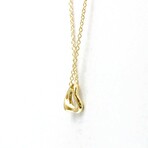 Tiffany & Co. // 18k Yellow Gold Open Heart Pendant Necklace // 15.74" // Store Display