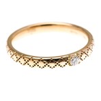 Gucci // 18k Rose Gold Diamantissima Diamond Ring // Ring Size: 5.25 // Store Display