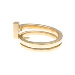 Tiffany & Co. // 18k Rose Gold T-Square Wrap Diamond Ring // Ring Size: 6.5 // Store Display