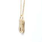 Tiffany & Co. // 18k Rose Gold Padlock Motif Pendant Necklace // 18.3" // Store Display