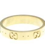 Gucci // 18k Yellow Gold Icon Ring // Ring Size: 7.5 // Store Display