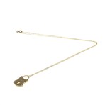 Tiffany & Co. // 18k Rose Gold Padlock Motif Pendant Necklace // 18.3" // Store Display