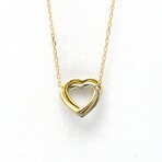 Cartier // 18k Rose Gold + 18k White Gold + 18k Yellow Gold Trinity Heart Pendant Necklace // 14.96"-16.14" // Store Display