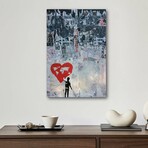 Wild World by DB Waterman (26"H x 18"W x 1.5"D)