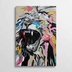 Roaring Lion by DAAS (26"H x 18"W x 1.5"D)