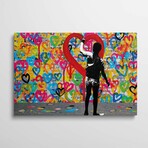 Hearts by DB Waterman (18"H x 26"W x 1.5"D)