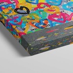 Hearts by DB Waterman (18"H x 26"W x 1.5"D)