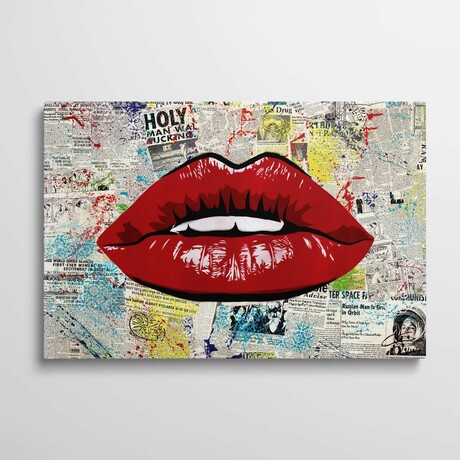 First Kiss by Dakota Dean (18"H x 26"W x 1.5"D)