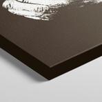 Headphone Monkey by Steez (26"H x 18"W x 1.5"D)