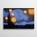 Starry Night by Octavian Mielu (18"H x 26"W x 1.5"D)