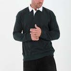 Solid Polo Pullover // Nephthy-Green (M)