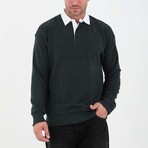 Solid Polo Pullover // Nephthy-Green (M)