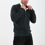 Solid Polo Pullover // Nephthy-Green (M)