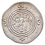 Sasanian Persia Large Silver Coin //  Khusro II, 590 - 627 AD