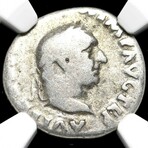 Rare Roman Emperor Silver Coin // Vitellius Reigned Just 8 Months!