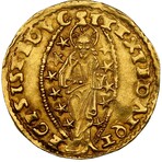 Gorgeous Medieval Venice Gold Coin Depicting Christ // 1559-1567 AD