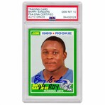Barry Sanders // DET Lions // Signed 1989 Score RC #257 w/ROY'89 // AG 10