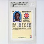 Dennis Rodman // DET Pistons // Signed 1989-90 NBA Hoops #211
