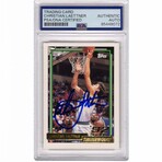Christian Laettner // Signed Timberwolves 1992-93 Topps GOLD RC #334