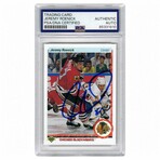 Jeremy Roenick // CHI Blackhawks // Signed 1990 Upper Deck RC #63