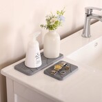 Matmend Stone Bath Mat 3-in-1 Diatomaceous Earth Drying Set