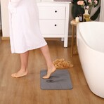 Matmend Stone Bath Mat 3-in-1 Diatomaceous Earth Drying Set