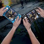 XF40H Retro Handheld Game Console // 18K+ Classic Games // 64GB (Transparent Black)