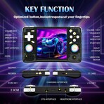XF40H Retro Handheld Game Console // 18K+ Classic Games // 64GB (Transparent Black)