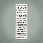 Chicago 12" X 36" // Typographical Print