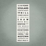 St Louis 12" X 36" // Typographical Print