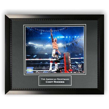 Cody Rhodes // Unsigned Photo + Framed // 2023 Royal Rumble