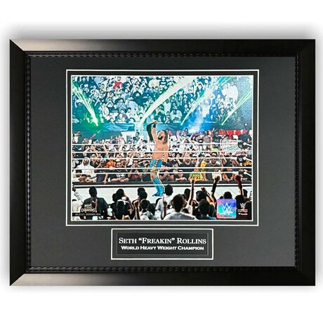 Seth Rollins // Unsigned Photo + Framed // Night of Champions 2023