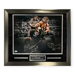 Bret Hart & Shawn Michaels // Signed Photo + Framed
