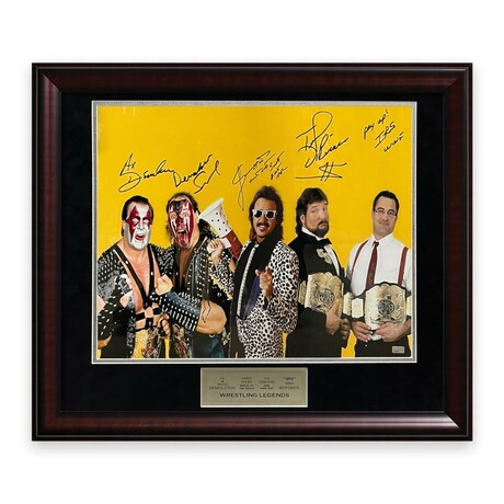 Ax & Smash, Hart, DeBiase & "I.R.S." Rotunda // Signed Photo + Framed