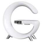 Smart LED Table Lamp, 4-in-1 Wireless Charger (White)