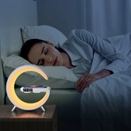 Smart LED Table Lamp, 4-in-1 Wireless Charger (White)