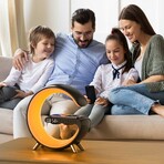 Smart LED Table Lamp, 4-in-1 Wireless Charger (White)