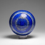 Genuine Polished Lapis Lazuli Sphere with Acrylic Display Stand // 2.9 lbs