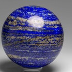 Genuine Polished Lapis Lazuli Sphere with Acrylic Display Stand // 2.7 lbs