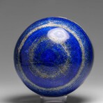 Genuine Polished Lapis Lazuli Sphere with Acrylic Display Stand // 2.9 lbs