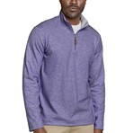Icon Reversible Quarter-Zip // Purple + Storm (S)