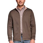 XC4 Reversible Full Zip // Brown + Rust (S)