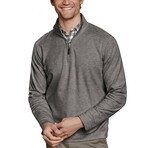 Icon Reversible Quarter-Zip // Gray + Black (S)