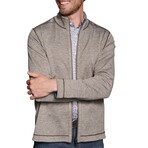 XC4 Reversible Full Zip // Light Blue + Tan (S)